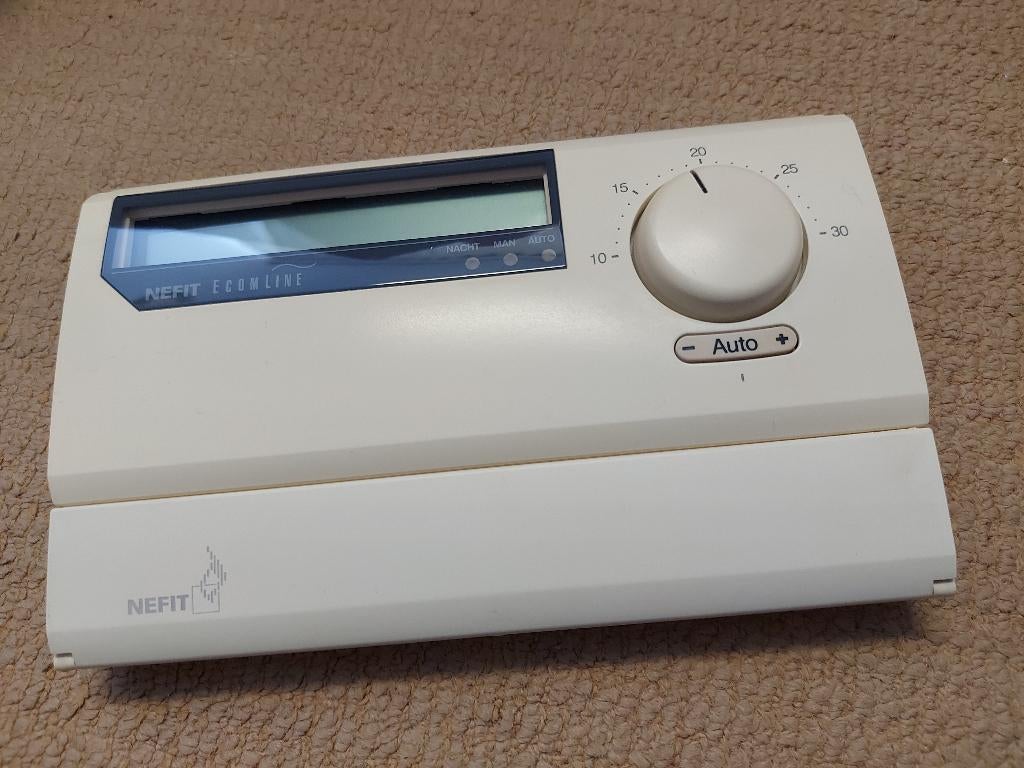 Nefit Ecomline Klokthermostaat, Doe-het-zelf en Verbouw, Gebruikt, Minder dan 30 cm, Cv-ketel of Combi-ketel, Minder dan 60 cm