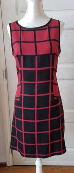Leuke rood / zwarte mouwloze jurk van Steps 34/36, Ophalen of Verzenden, Zo goed als nieuw, Steps, Maat 36 (S)