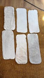 6x katoenen inlegger wasbare luier, Kinderen en Baby's, Badjes en Verzorging, Ophalen of Verzenden, Gebruikt, Overige typen
