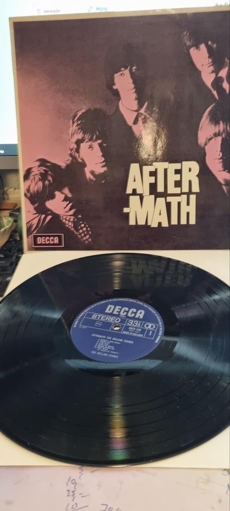 The Rolling Stones - Aftermath LP (Stereo, Made in Holland), Cd's en Dvd's, Vinyl | Rock, Gebruikt, Originele persing, Ophalen of Verzenden