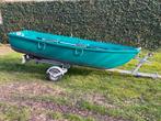 Fun Yak 3.50 visboot met trailer, Watersport en Boten, Ophalen, Gebruikt, Polyester, Met aanhanger of trailer