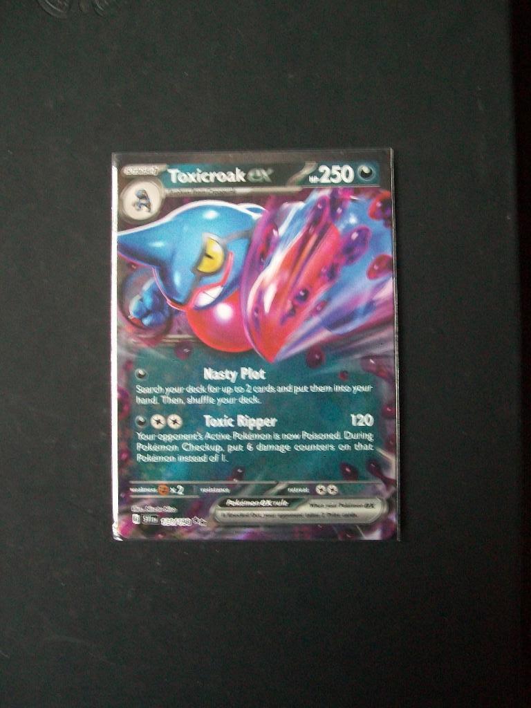 9042: Nieuwe Pokemon Kaart TOXICROAK EX HP 250 (131/198), Verzenden, Nieuw, Losse kaart, Foil