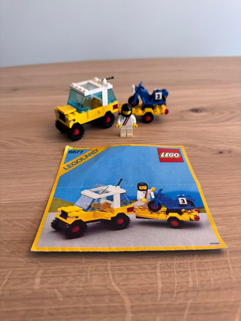 LEGO set 6677 Motocross Racing, Gebruikt, Lego, Ophalen of Verzenden, LEGOLAND