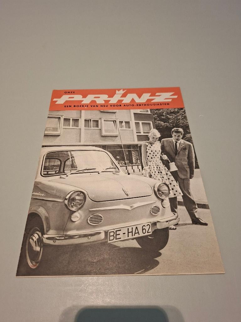 FOLDER/TIJDSCHRIFT NSU PRINZ uit 1960, Ophalen of Verzenden, Zo goed als nieuw, Overige merken