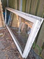 Gebruikte houten kozijnen met glas, Doe-het-zelf en Verbouw, Kozijnen en Schuifpuien, Ophalen, Gebruikt, Inclusief glas, 75 tot 150 cm