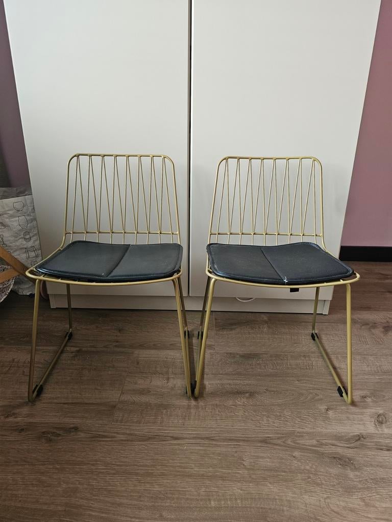 Kidsdepot Kinderstoel Goud - Set van 2, Kinderen en Baby's, Kinderstoelen, Ophalen, Zo goed als nieuw, Overige typen