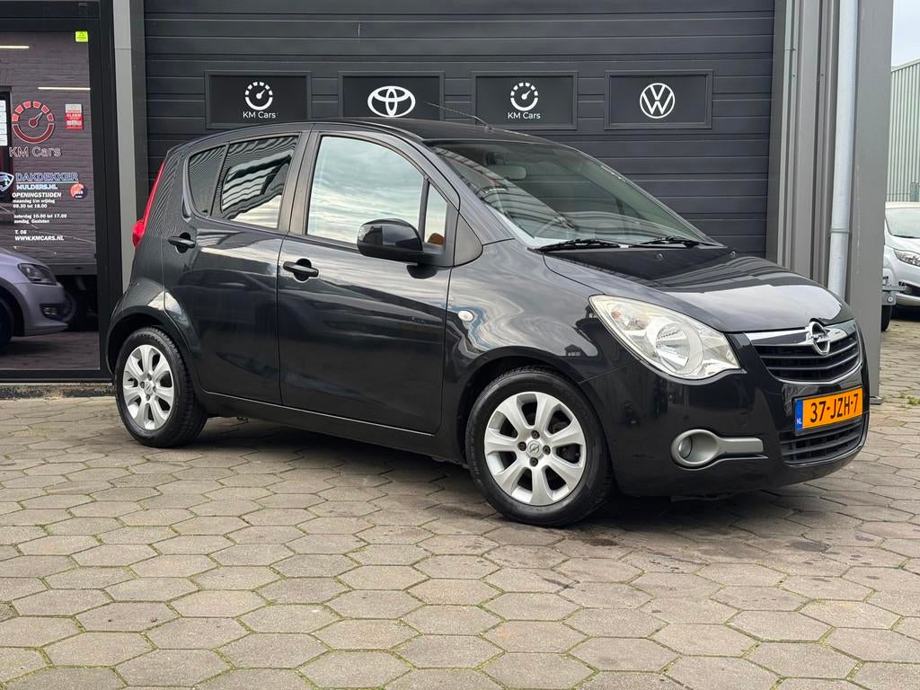 Opel Agila 1.2 Enjoy - 1e Eigenaar - Airco - New Apk - Lage, Auto's, Voorwielaandrijving, 4 cilinders, 965 kg, Zwart