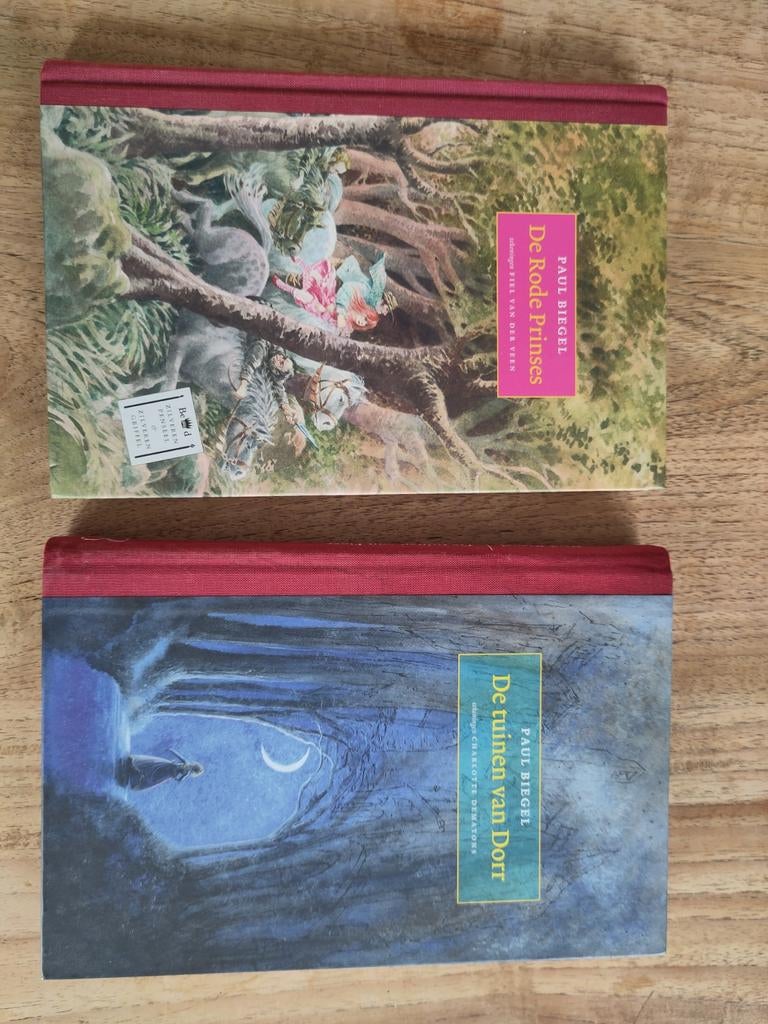 Paul Biegel boeken: De Rode Prinses en De Tuinen van Dorr, Boeken, Ophalen of Verzenden, Zo goed als nieuw