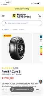 Pirelli P Zero E 255/40 R20 101Y Runflat, Ophalen of Verzenden, Gebruikt