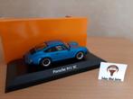 Porsche 911 SC 1979 blauw-metallic van Maxichamps 1:43, Overige merken, Auto, Nieuw, Ophalen of Verzenden