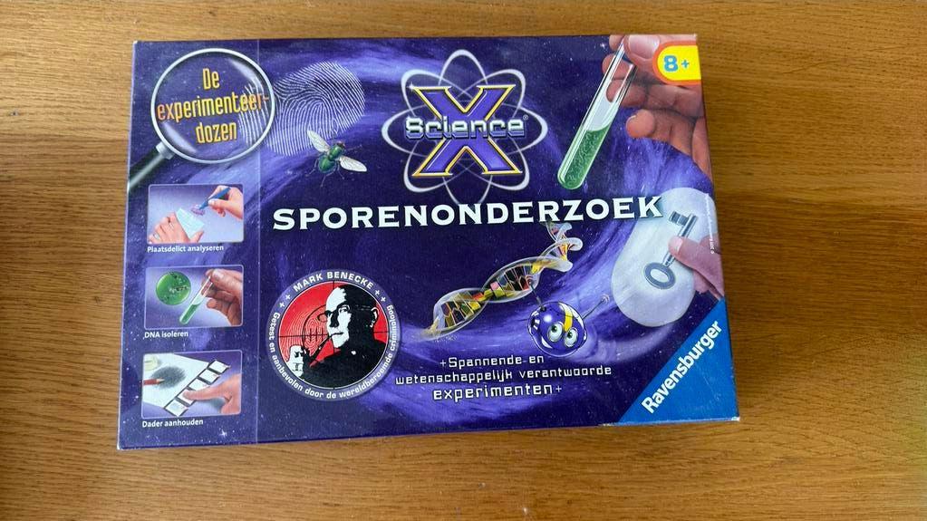 Ravensburger X-Science Sporenonderzoek Experimenteerdoos, Ophalen, Zo goed als nieuw, Ontdekken