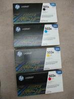 4 st toners HP Q6470A-Q7581A-Q7582A-Q7583A (HP CP3505-3800), Ophalen of Verzenden, Nieuw, Toner, HP (ORIGINEEL)