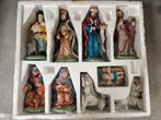 Kerststal Beelden Set - Porselein, Ophalen of Verzenden, Zo goed als nieuw, Beeld(je), Christendom | Katholiek