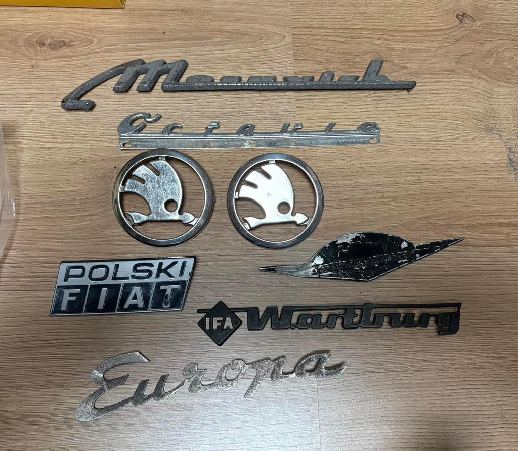 Auto Emblemen Oost-Europese Merken - Skoda, Polski Fiat enz, Ophalen of Verzenden, Gebruikt, Auto's
