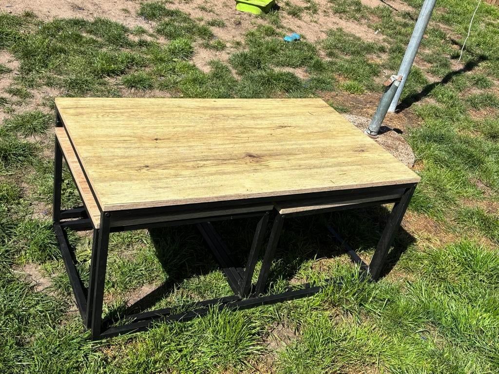 3 delige salontafel, Ophalen, Overige materialen, Minder dan 50 cm, Gebruikt