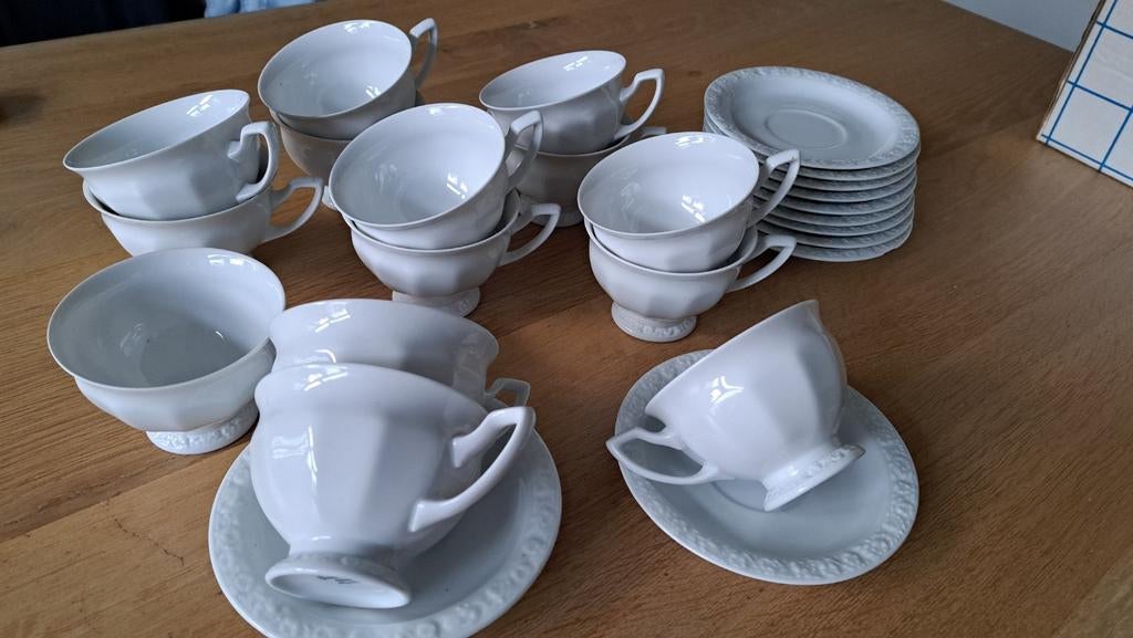 Theeservies Rosenthal Classic Maria wit, Antiek en Kunst, Antiek | Servies compleet, Ophalen