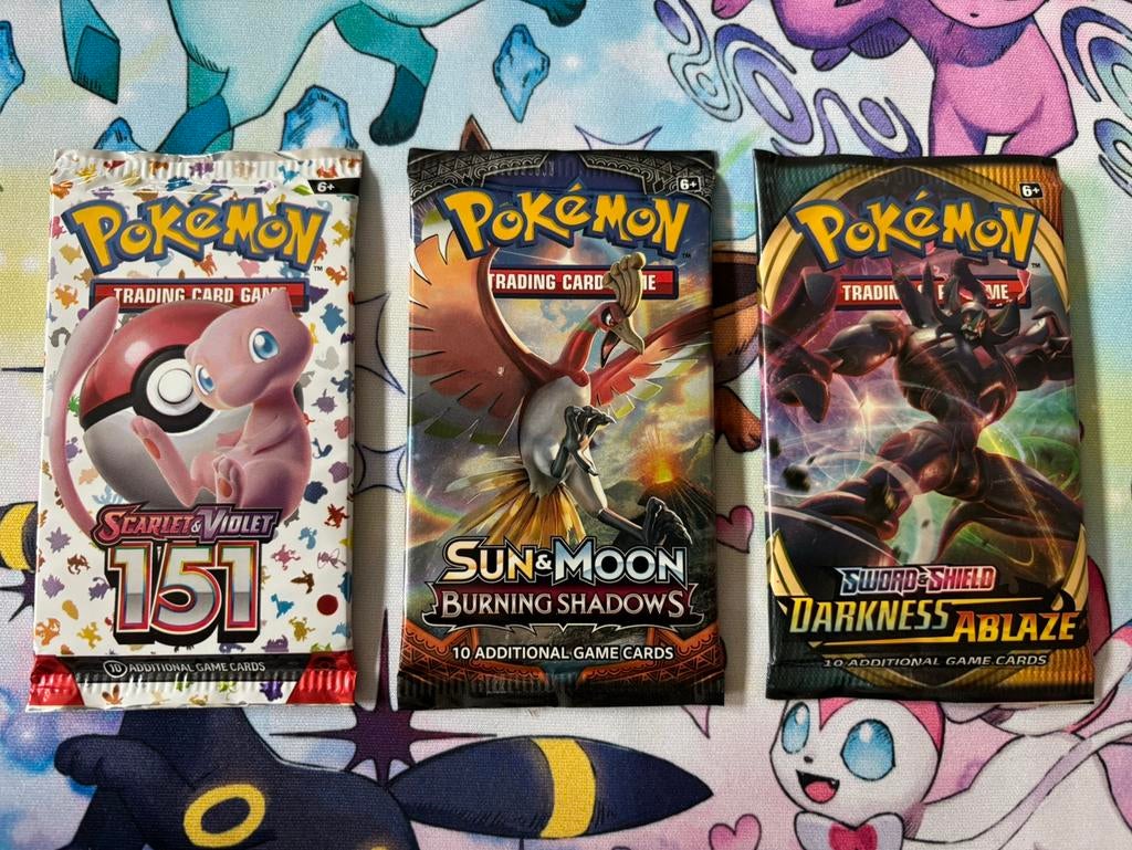 3 booster packs pokémon, Ophalen, Nieuw, Booster