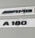 Glans zwart emblemen - Mercedes A Class W176  W177 A180 AMG, Ophalen of Verzenden, H, H, H