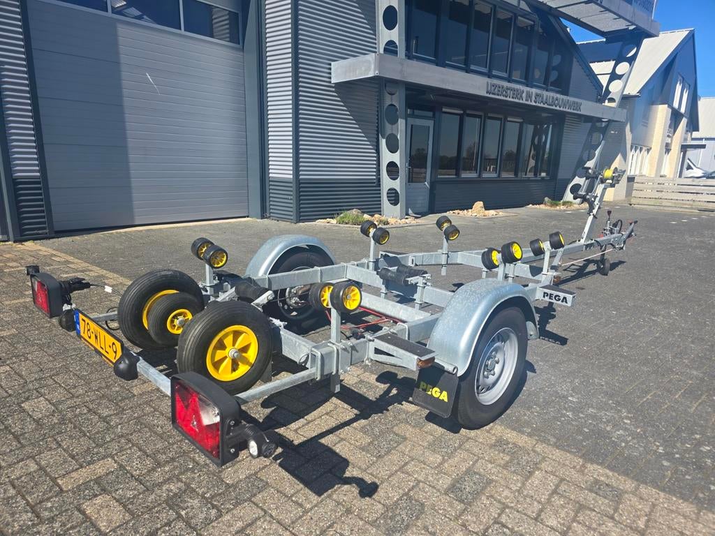 Hele nette Pega boottrailer SH 1350 / 500 kanteltrailer, Watersport en Boten, Ophalen, Minder dan 1500 kg, Gebruikt, Overige typen
