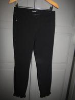 G762 Cambio mt 36 broek zwart model Lilian cropped roezels, Cambio, Zwart, Ophalen of Verzenden, Zo goed als nieuw