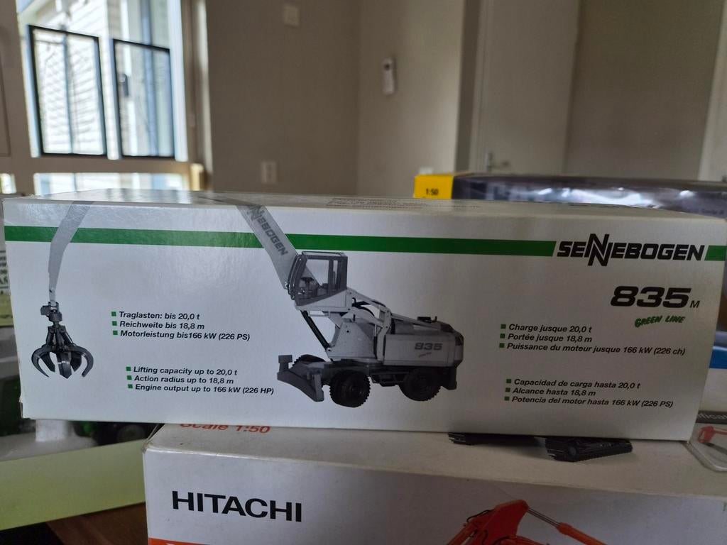 Sennebogen 835 M Greenline Model -, Ophalen of Verzenden, Zo goed als nieuw, Groter dan 1:32, Overige merken
