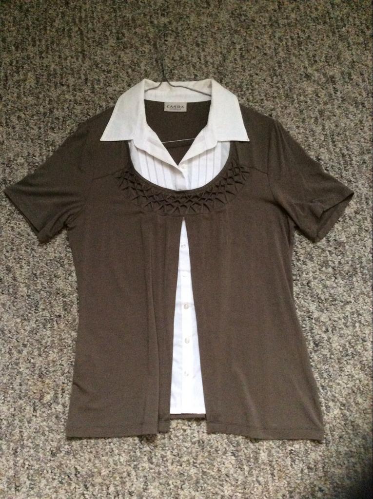 Canda Blouse Maat L, Ophalen of Verzenden, Zo goed als nieuw, Maat 42/44 (L), Bruin