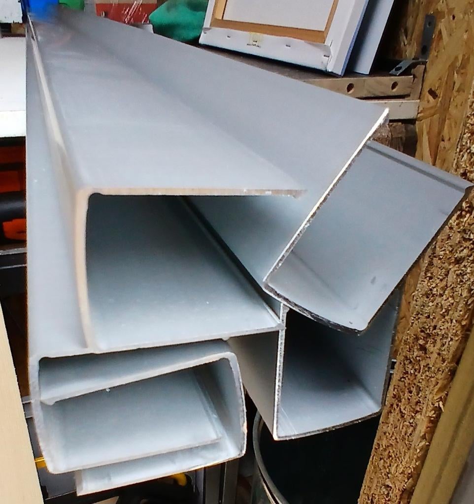 5x Aluminium U profiel, Ophalen, Zo goed als nieuw