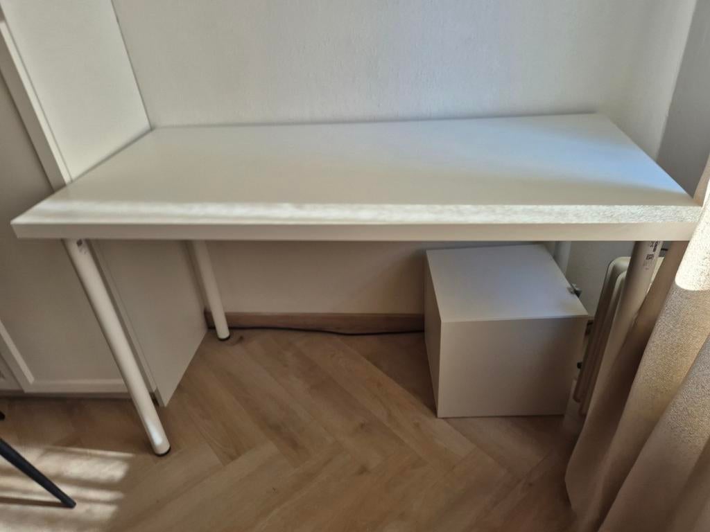 Lagkapten/Adils bureau Wit 120x60 cm zgan, Ophalen, Zo goed als nieuw