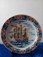 Altena & Krooyenga Groot Wandbord met Schip - 35,8 cm, Ophalen of Verzenden