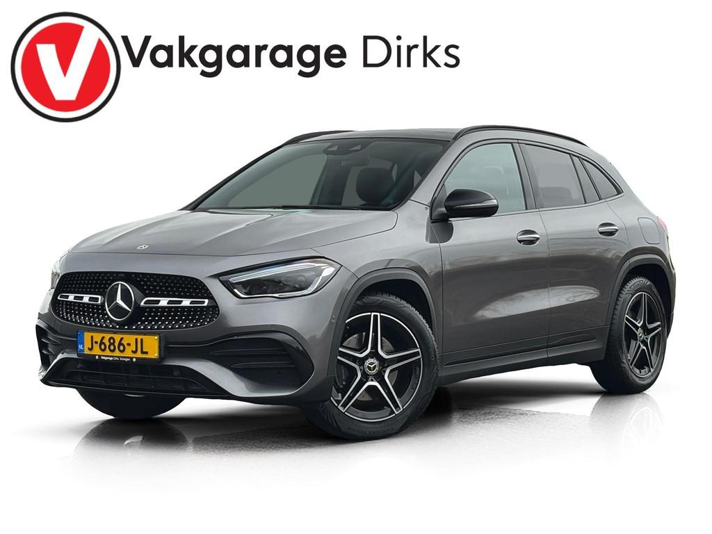 Mercedes-Benz GLA-klasse 200 AMG Business Solution + ✅ Pan, Stof, 4 cilinders, 163 pk, Origineel Nederlands