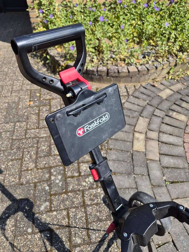 Mooie bijna nieuwe Golf Fastfold trolley  T.E.A.B, Sport en Fitness, Golf, Ophalen, Zo goed als nieuw, Golfkar