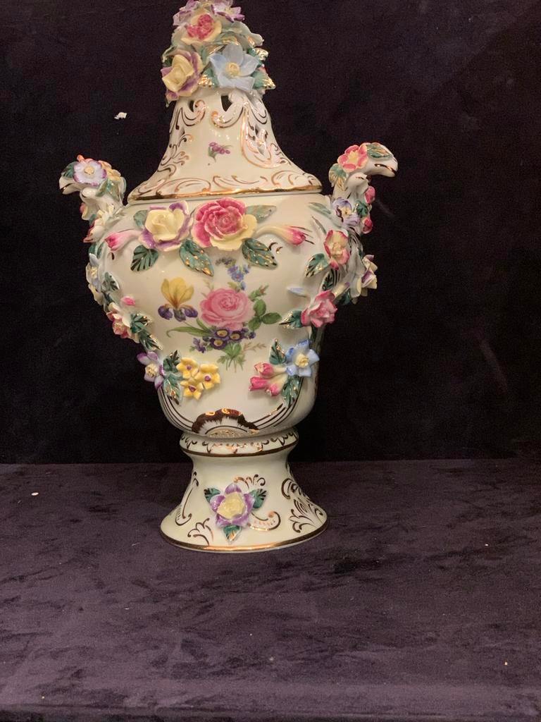 Saksisch Dresden vaas, Ophalen of Verzenden