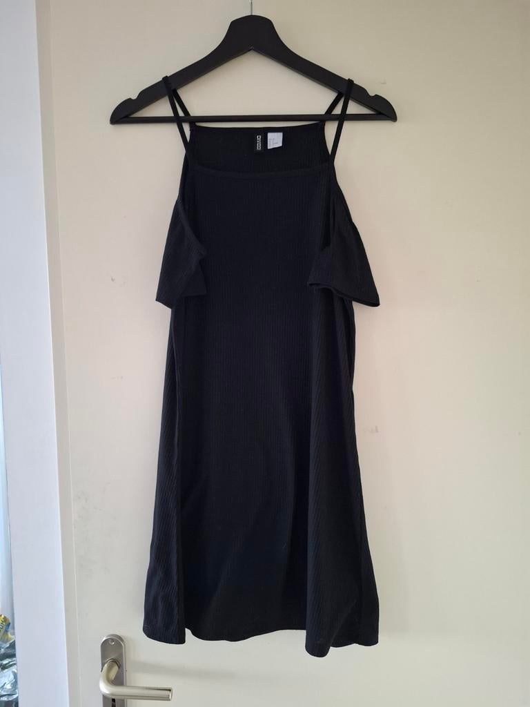 Zwart jurkje H&M maat M, Kleding | Dames, Jurken, Maat 38/40 (M), H&M, Zwart, Ophalen of Verzenden