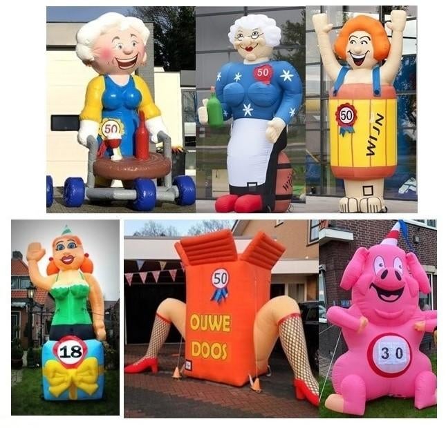 Abraham en Sarah feestpoppen te huur | Drenthe en Groningen, Ophalen, Gebruikt, Abraham of Sarah