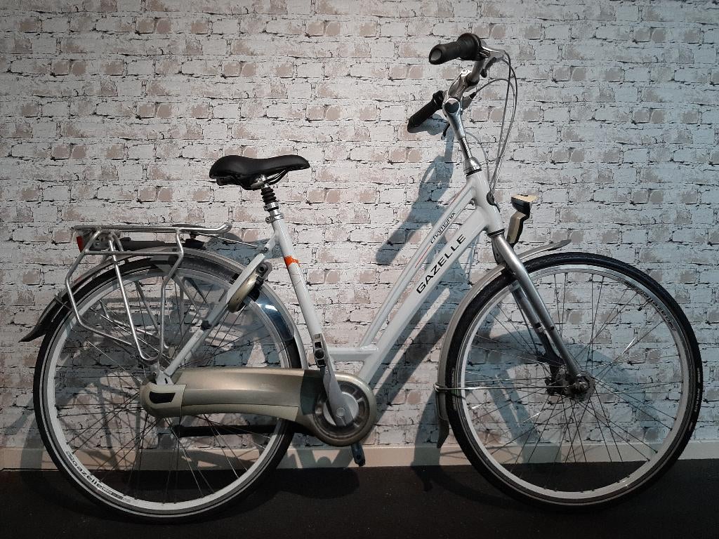 Gazelle Chamonix 53 cm damesfiets, nexus 7, naafdynamo, Ophalen, Versnellingen, Gazelle, 53 tot 56 cm