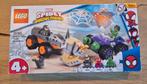 Lego Spidey Marvel Hulk vs. Rhino Truck Showdown 10782, Ophalen of Verzenden, Nieuw