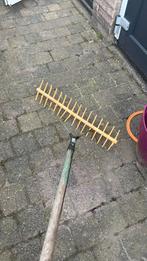 Hark - Tuinhark voor bladeren en tuinafval, Ophalen, Gebruikt, Hark