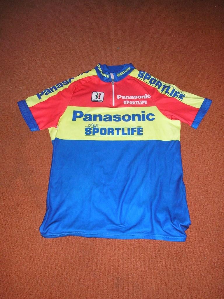 wielershirt Panasonic Sportlife, Fietsen en Brommers, Fietsaccessoires | Fietskleding, Ophalen of Verzenden, Zo goed als nieuw