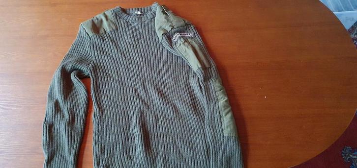 Trui Korps Mariniers Maat L - Groen, Kleding | Heren, Truien en Vesten, Gedragen, Maat 52/54 (L), Groen, Ophalen