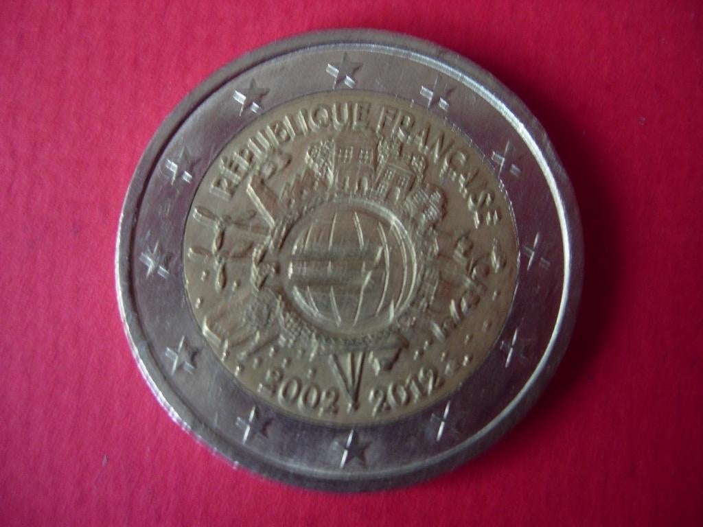 Frankrijk 2 euro 2012 "10 years of euro cash", Postzegels en Munten, Munten | Europa | Euromunten, Verzenden, Frankrijk, 2 euro