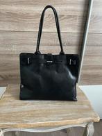 Furla Zwarte Leren Shopper - Elegant en Tijdloos, Ophalen of Verzenden, Zo goed als nieuw, Zwart, Shopper