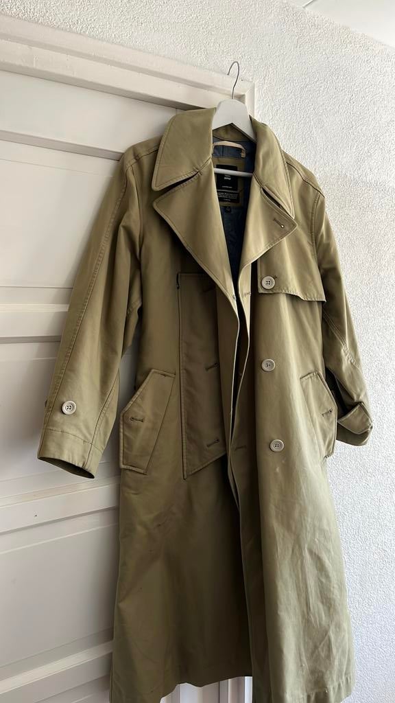 Trenscoat g star, Ophalen of Verzenden, Zo goed als nieuw, Maat 38/40 (M), Beige