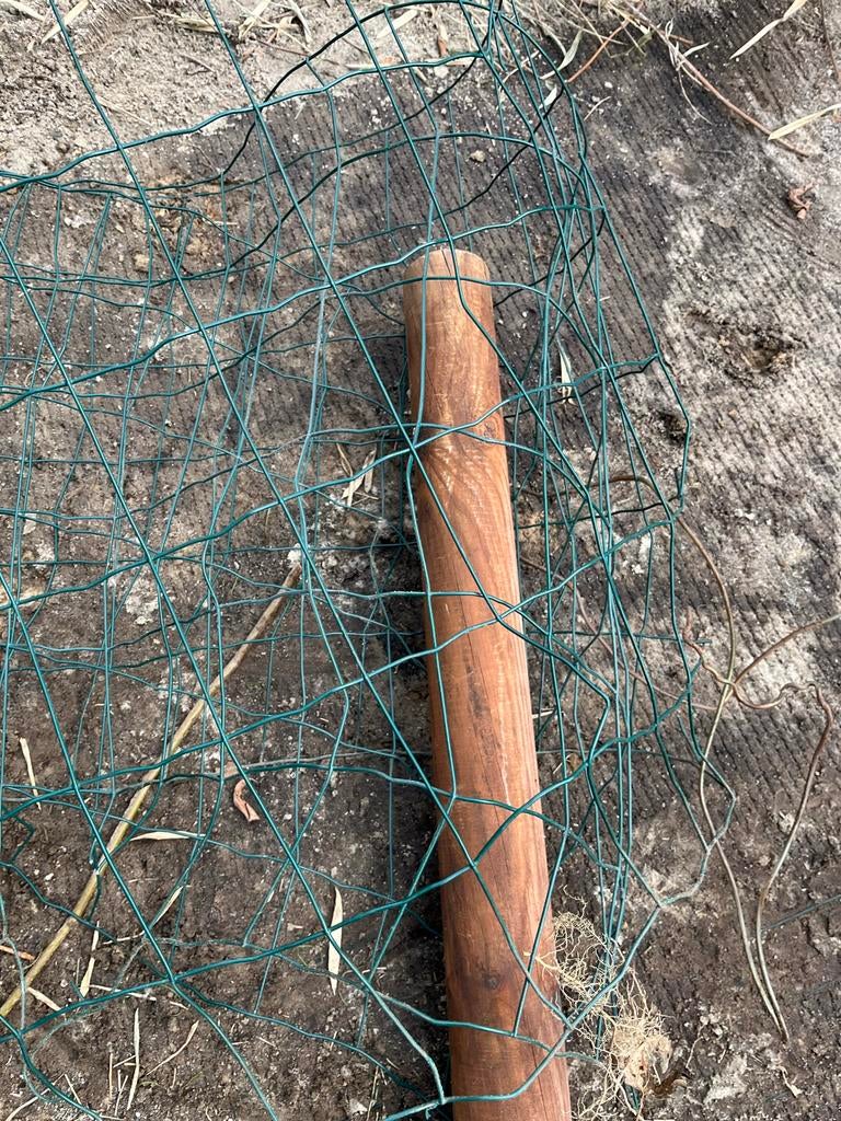 Losse stukken gaas met paaltje, Ophalen, Gebruikt, Minder dan 10 meter, Gaas