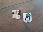 2 grappige pin van Mickey Mouse en Goofy te koop, Ophalen of Verzenden, Nieuw, Overige onderwerpen, Speldje of Pin