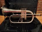 Courtois Bugel, Muziek en Instrumenten, Blaasinstrumenten | Overige, Ophalen, Gebruikt, Koperblazer, Met koffer of draagtas