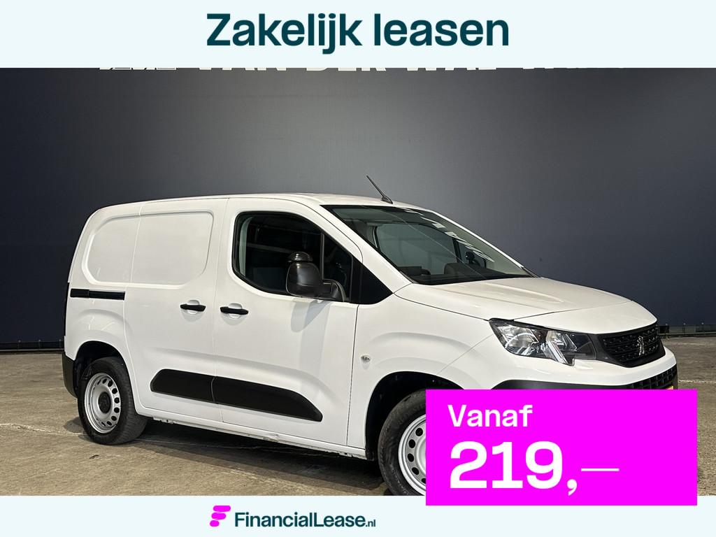 Peugeot Partner 1.5 BlueHDI 102pk L1H1 Inrichting Euro6 Airc, Voorwielaandrijving, Stof, Gebruikt, 4 cilinders