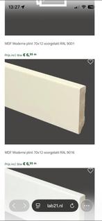 Witte hoge plinten, Ophalen of Verzenden, Zo goed als nieuw, Mdf, 200 tot 250 cm