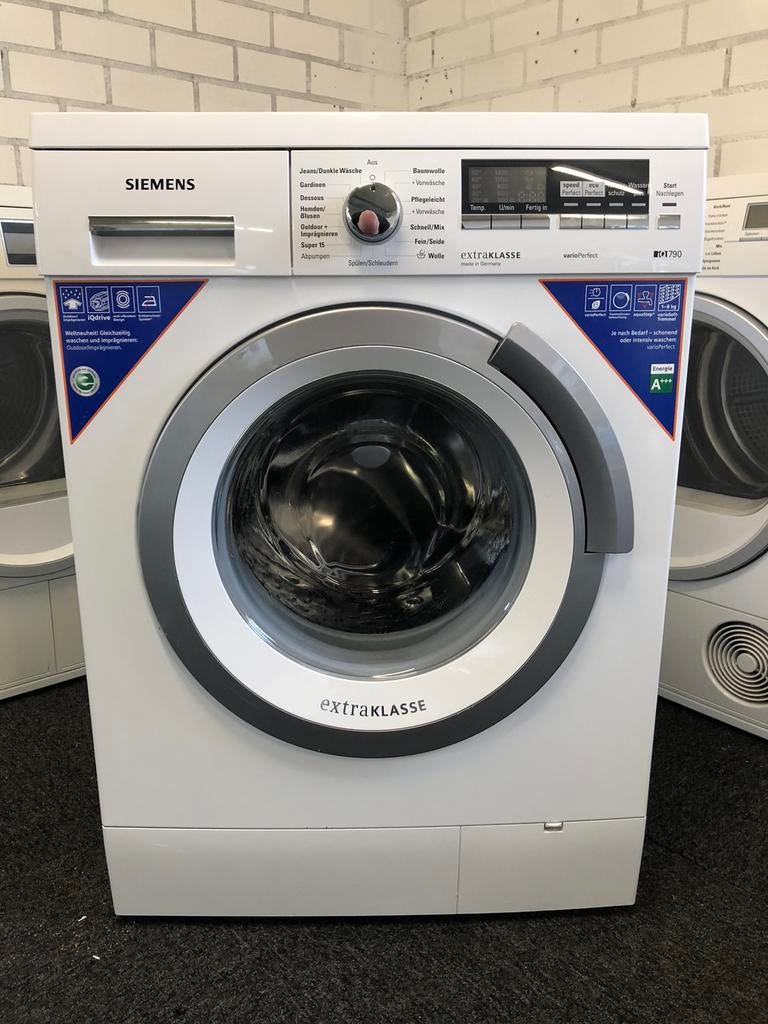 €229 A+++ 8kg wasmachine Siemens iQ790 MET GARANTIE, Ophalen, Minder dan 85 cm, 8 tot 10 kg, Kort programma