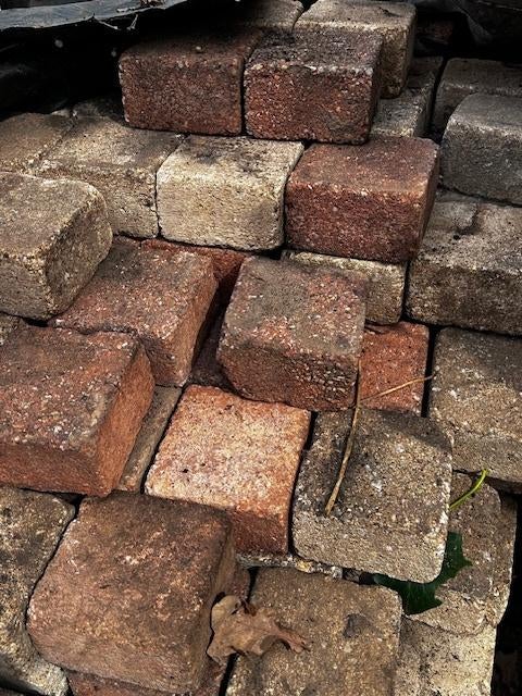 Cobblestones 2 tot 3 m2, Ophalen, Gebruikt, Klinkers, 5 tot 10 m²