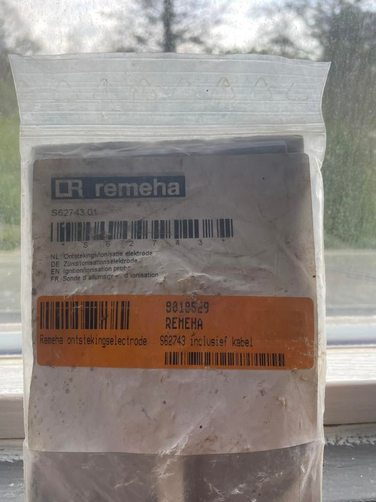 Remeha onstekingselektrode, Minder dan 30 cm, Cv-ketel of Combi-ketel, Nieuw, Minder dan 60 cm